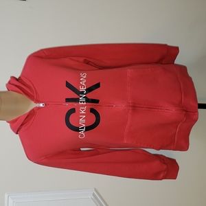 Calvin Klein Jeans red hoodie
